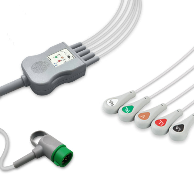 MARS Physio-Control One-Piece ECG Cable 11110-000066