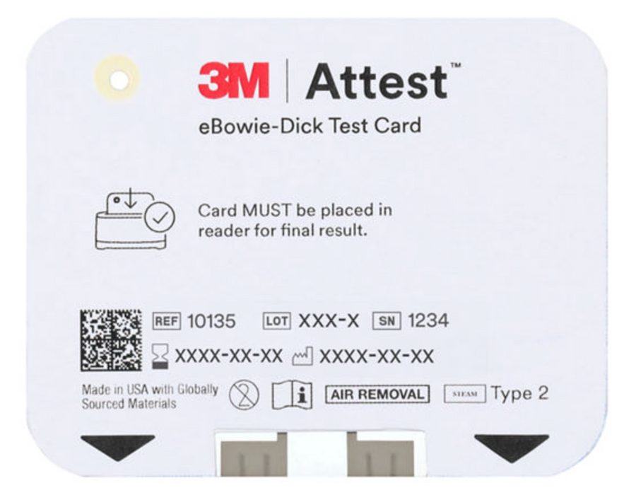 3M™ Attest™ eBowie-Dick Test Card