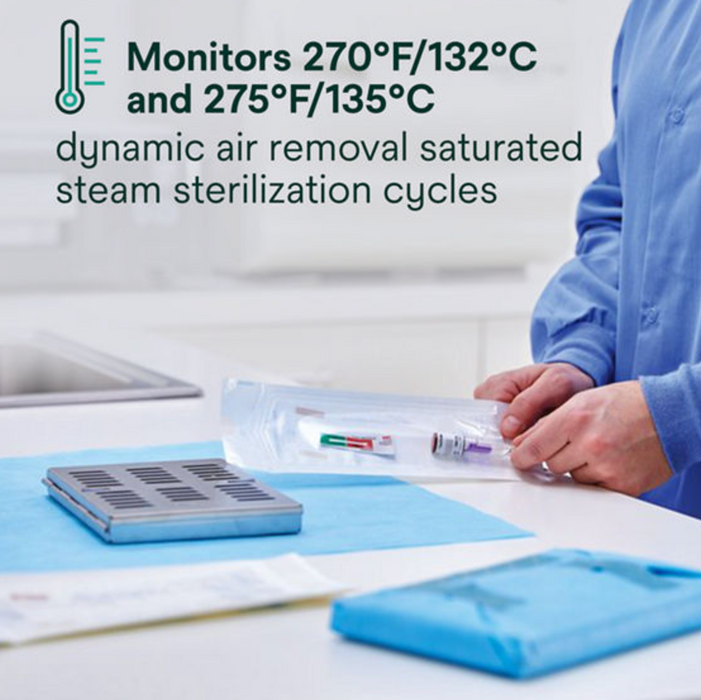 3M™ Attest™ Super Rapid Steam Biological Indicator, 1492V, Brown Cap, 24min, 200/CS (CASE)
