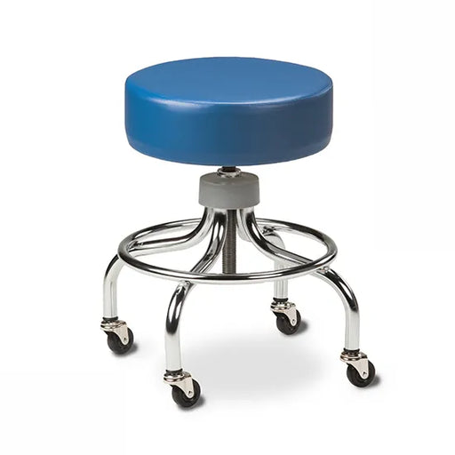 Clinton 2102 Chrome Base Stool, 250 lb Capacity