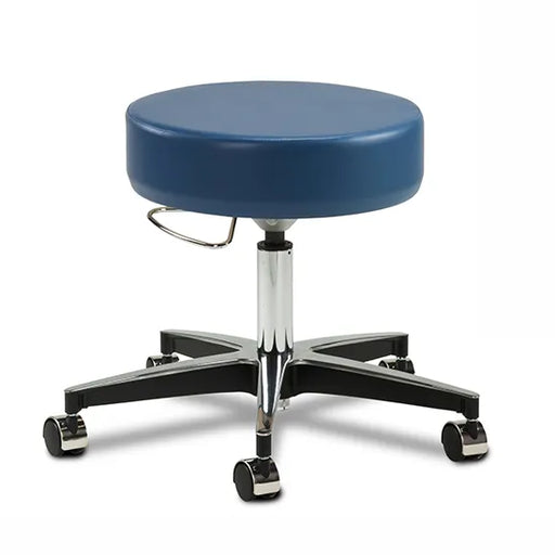 Clinton 5-Leg Pneumatic Stool, Cast Aluminum Base