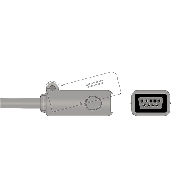 MARS Nonin SpO2 Adapter Cable UNI-EXT-3 Compatible