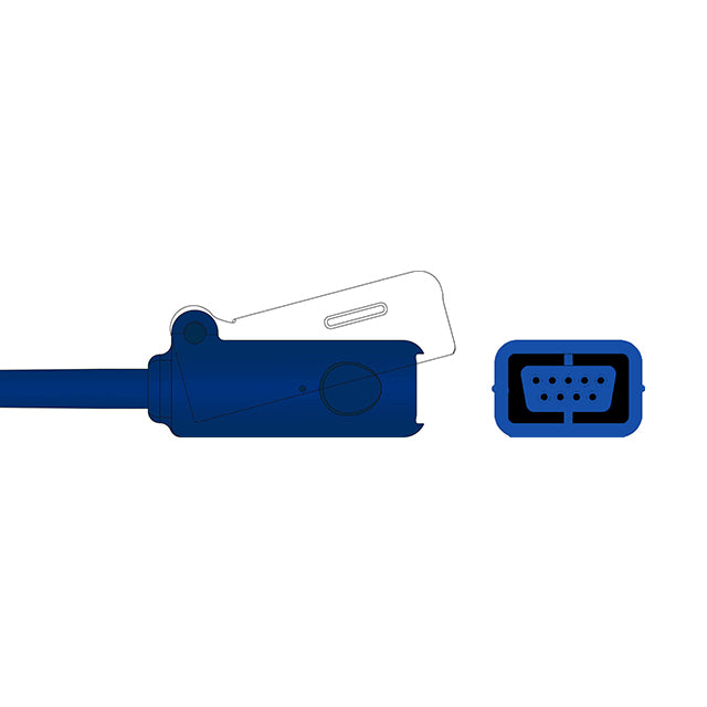 Mindray > Datascope Compatible SpO2 Adapter Cable