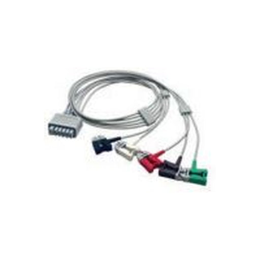 MDPro 5-Lead ECG Leadwires, N/T, AHA, Pinch/Clip, 24"