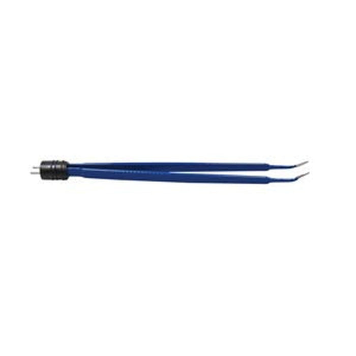 Symmetry Surgical Curved Bipolar Forceps, 7", Fine, Smooth, Reusable