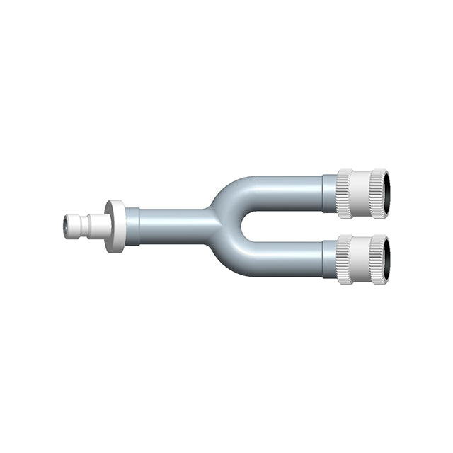 Y Adapter Male Bayonet 2-Tube Screw Cuff m (alternative to GE Healthcare 330046)