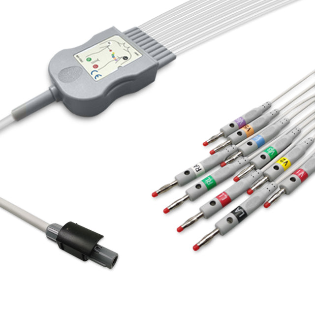 MARS Welch Allyn One-Piece ECG Cable 719653, 721328 Compatible