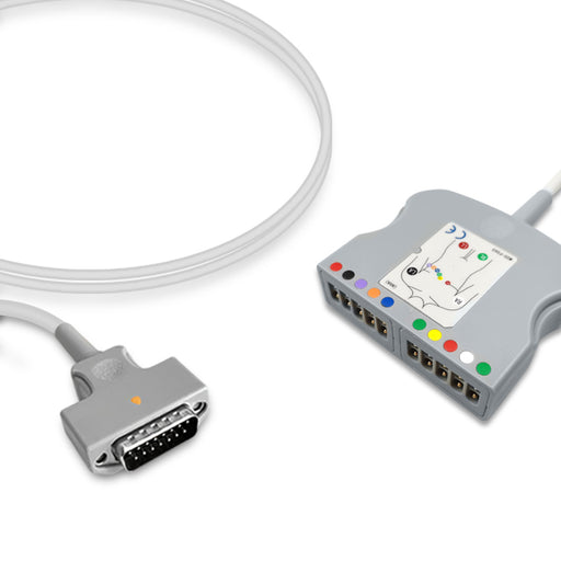 GE Healthcare Compatible ECG Trunk Cable 10 Leads 22341809 (image 1)