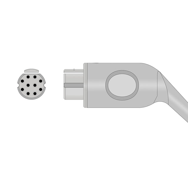 GE Compatible SpO2 Adapter Cable 1.2m (OXY-C1, used w/ Datex Ohmeda Sensors)