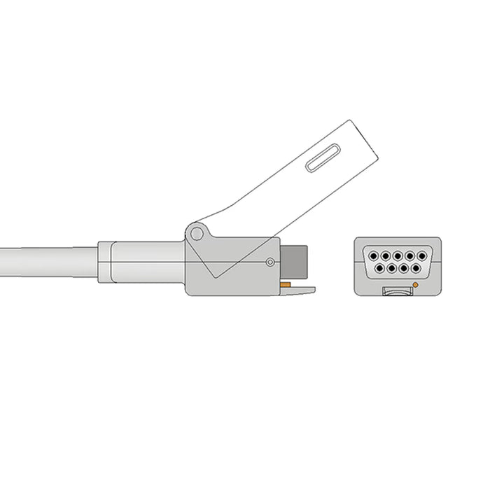 MARS Nihon Kohden SpO2 Adapter Cable