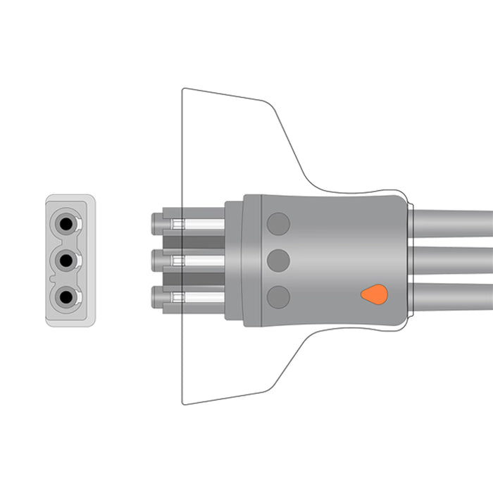 MARS Philips ECG Leadwire 989803151991 - Pinch/Grabber (image 3)