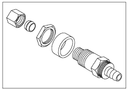 Compatible Drain Valve Complete for Tuttnauer M, EA, EZ Autoclaves