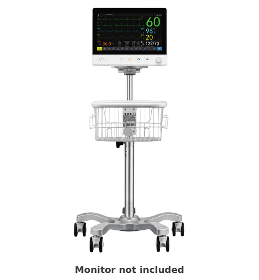 MARS Mobile Roll Stand for Explorer monitors (monitor not included)
