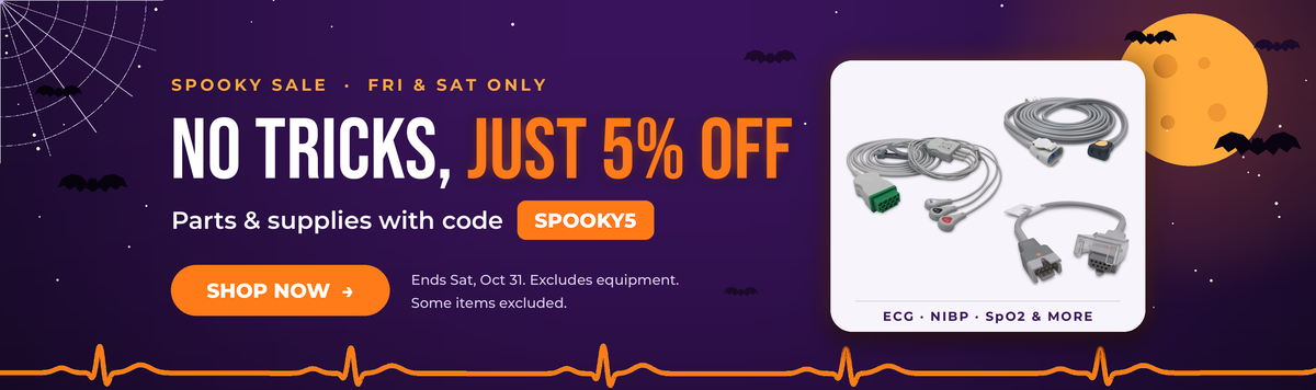 Spooky Sale: 5% off parts and supplies with code SPOOKY5