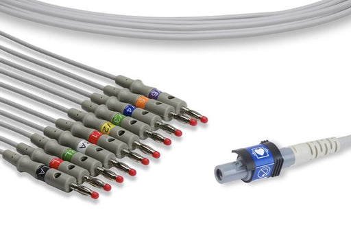 Welch Allyn Compatible EKG Cable RE-PC-AHA-BAN (image 1)