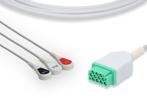 GE Compatible Direct-Connect ECG Cable MARS-GE-000068 (image 1)