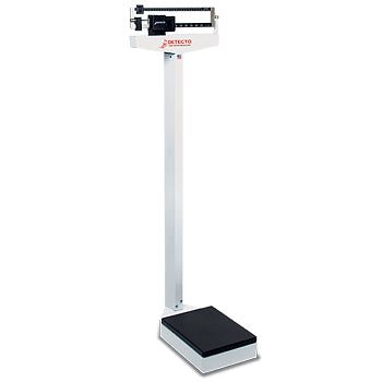 Detecto 337 Mechanical Eye-Level Physician's Scale, Weigh Beam, 440 lb X 4 oz / 200 kg X 100 g