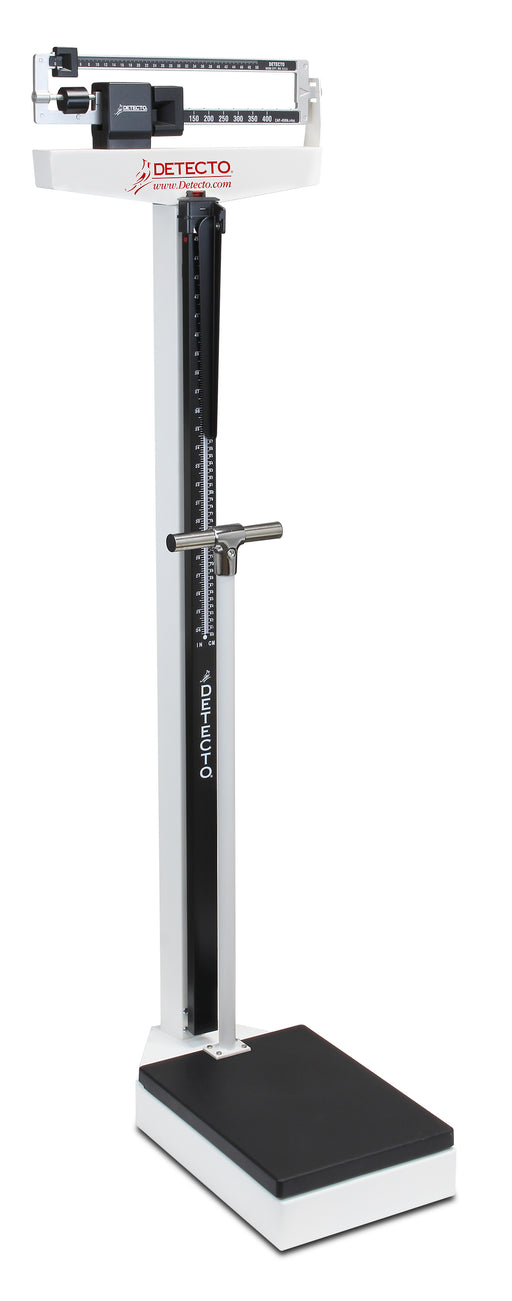 Detecto 449 Eye-Level Physician Scale, 450 lb, Handpost (image 1)