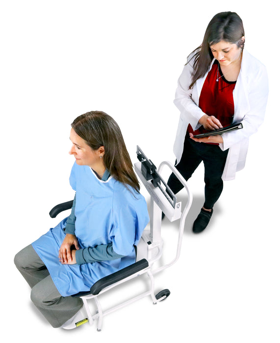 Detecto 475 Mechanical Chair Scale, Weighbeam, 450 lb x 4 oz