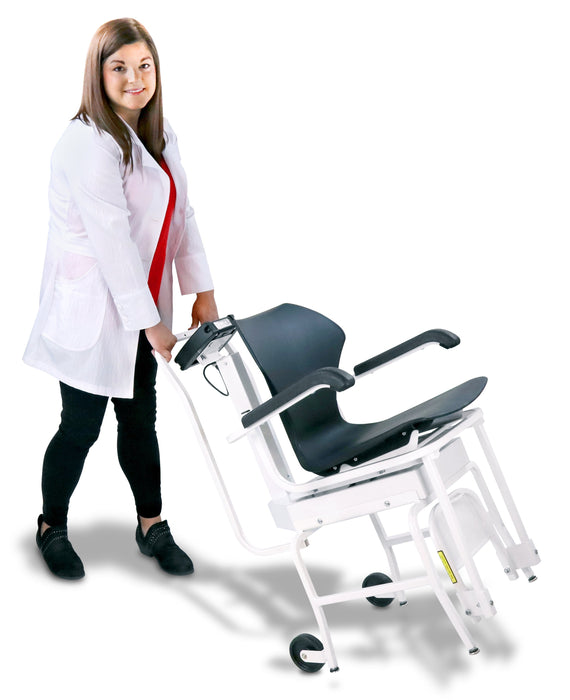 Detecto 6475-C-AC Digital Chair Scale, 400 lb x .2 lb / 180 kg x .1 kg, BT / WiFi