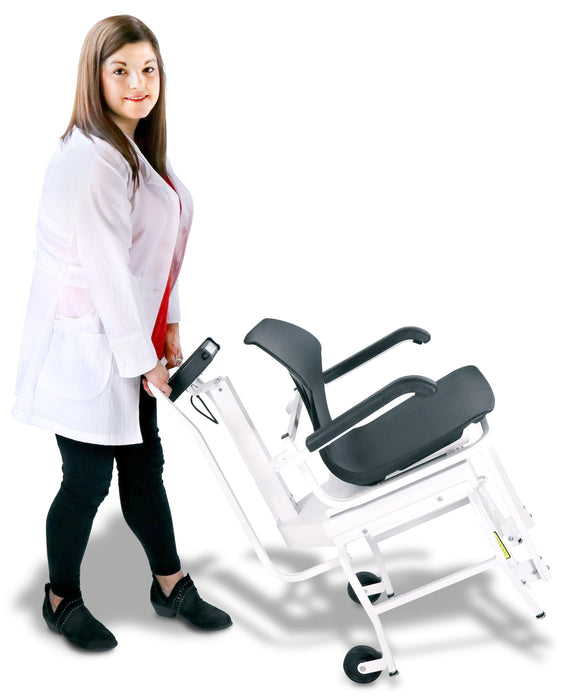 Detecto 6475-C-AC Digital Chair Scale, 400 lb x .2 lb / 180 kg x .1 kg, BT / WiFi