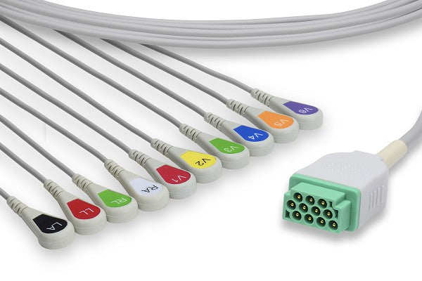 MARS GE Healthcare One-Piece ECG Cable