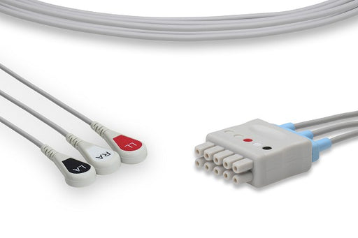 GE Healthcare Compatible ECG Leadwire 120-LQA3-90S0 (image 1)