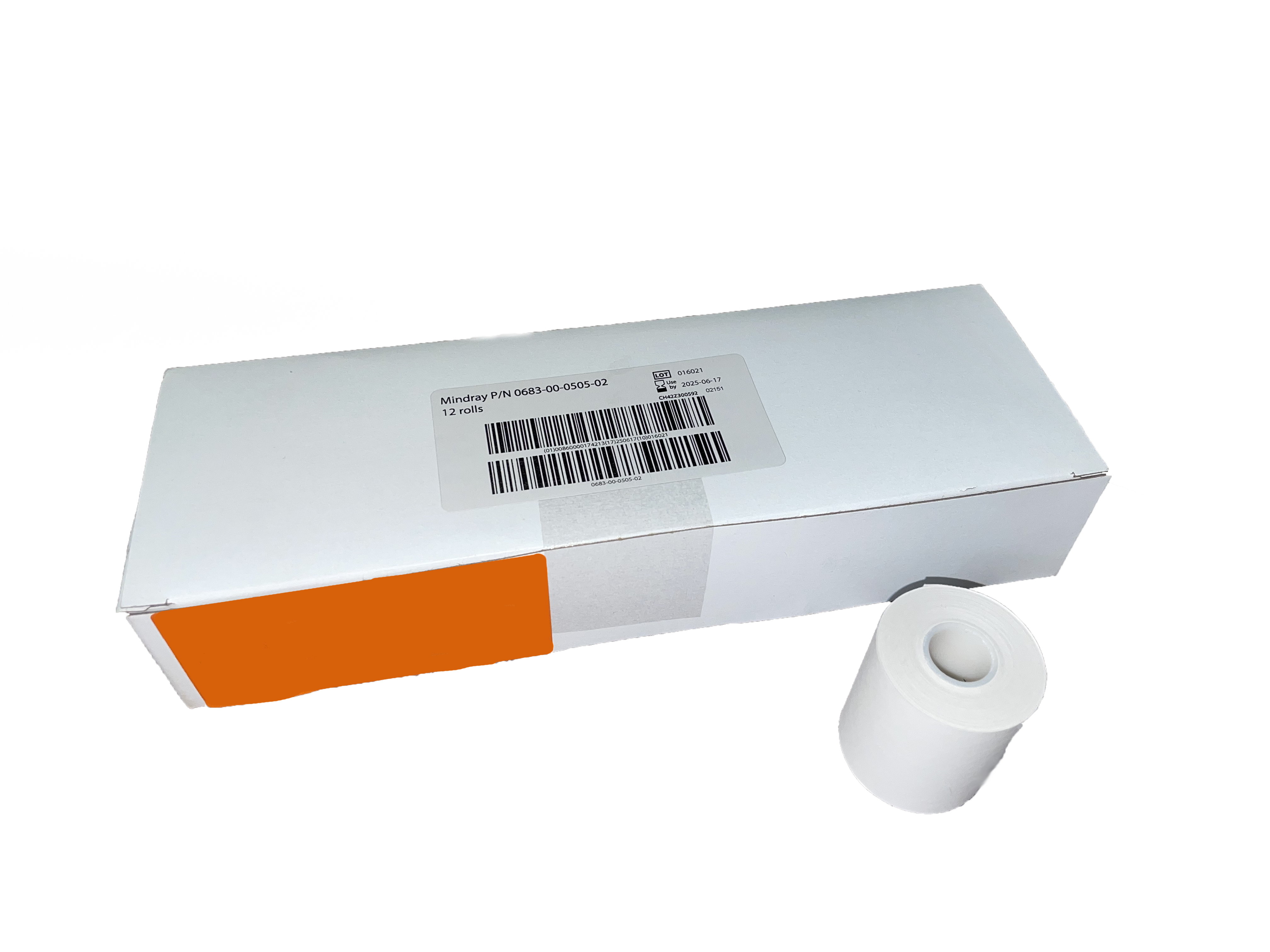 Mindray Recorder Paper, 12 rolls per box (50mm x 20m) - 0683-00-0505-02 ...