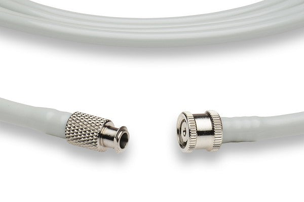 Criticare compatible 1-tube NIBP hose with female Luer lock plug for 1-tube screw cuffs