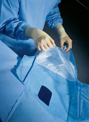 Halyard GYN/ Urology Drape, Attached Fluid Collection Pouch, Sterile, 10/cs 