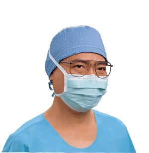 Halyard Fog-Free Surgical Mask, Blue, 50/pkg, 6 pkg/cs  (Item is on Manufacturer backorder with an estimated ETA of 8/1/23)